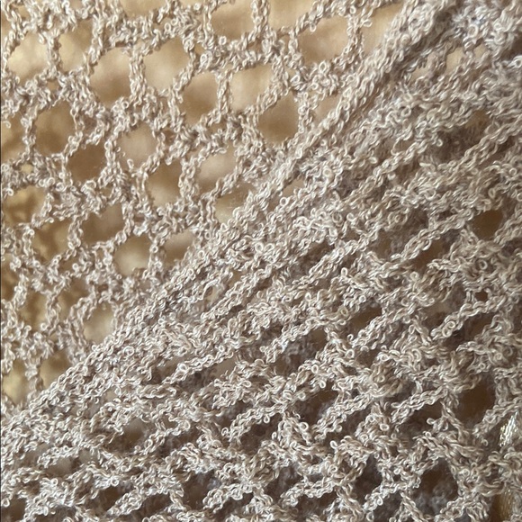 EARTHBOUND Brown Crochet Flare Sleeve Top - Picture 11 of 13